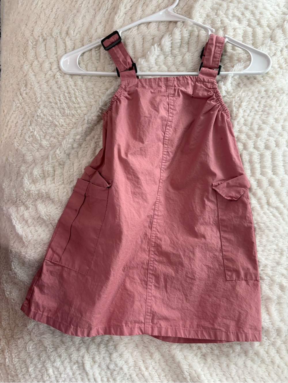 Girls' Pink Utility Dress - size 6
